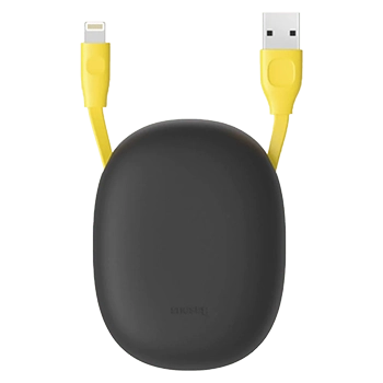 کابل تبدیل USB به لایتنینگ باسئوس مدل CALRN-GY طول 1 متر